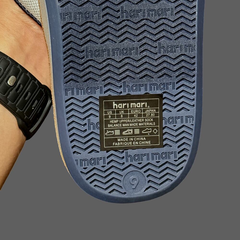 Hari Mari Del Mar Flip Flops Horizon Men’s 9 NWT - Picture 10 of 10